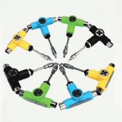 Multi function colorful Skateboard T-tool high quality  For Complete Skateboard