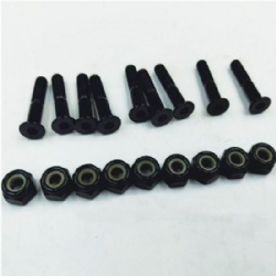 27mm black long 8 screws bolts skateboard parts accessories components