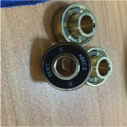 608 RS Vacuum Rose Gold Color ABEC-7/9/11 Longboard Skateboard Bearings with built- in spacers