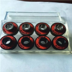 Longboard skateboard bearing black color with plastic box package