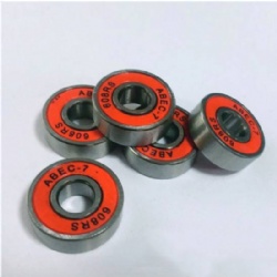 High Speed Swiss Ball Skate Bearing customized logo design Red color shield