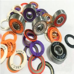 High Speed and Precision 8*22*7mm Skateboard Bearings 608 customized colorful shield