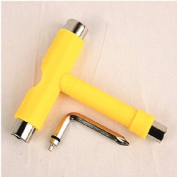 Hot sale Wholesale Original Cheap T style custom skateboard tool yellow color